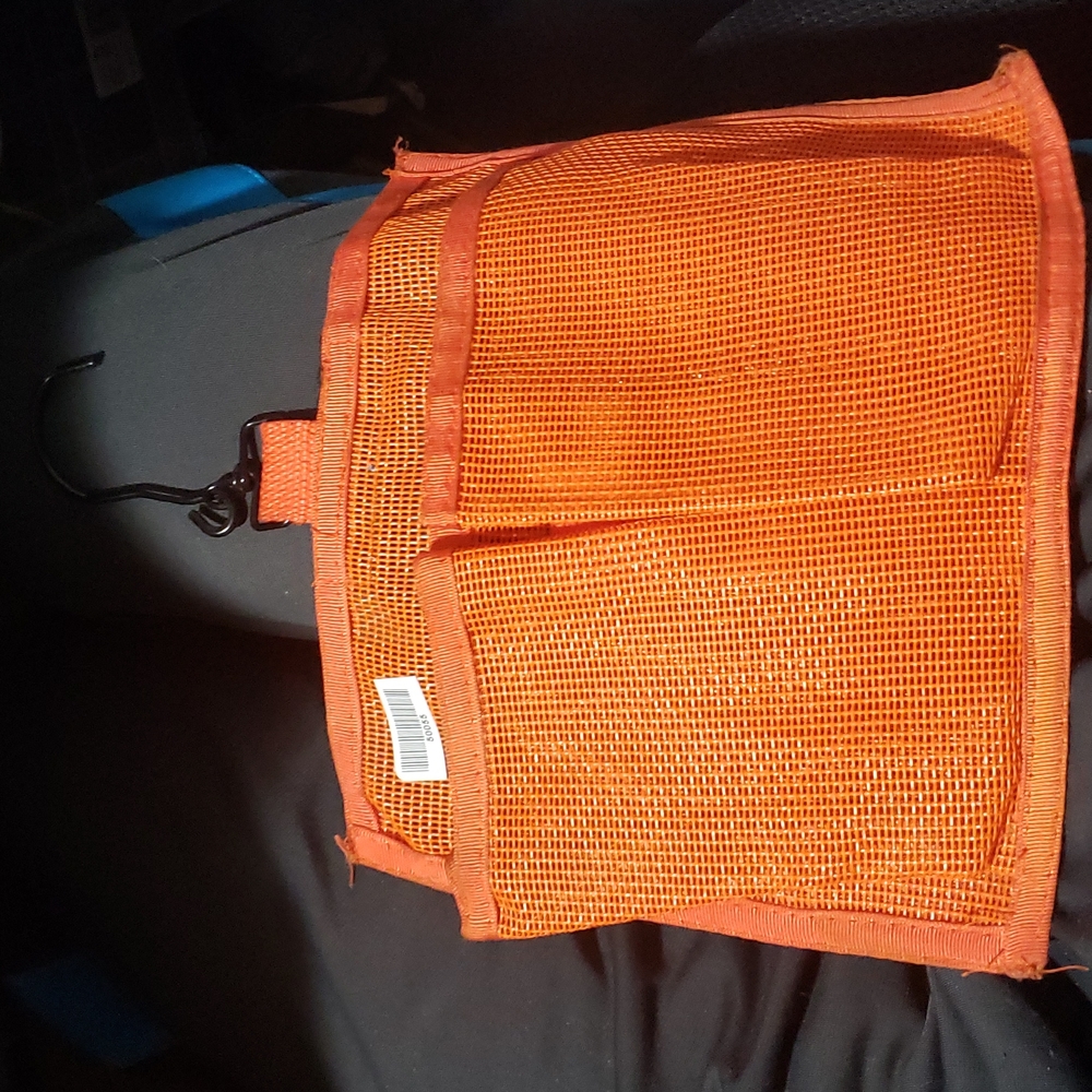Unisex Bag Insert Organizer, Travel Bag Organizer Orange mesh